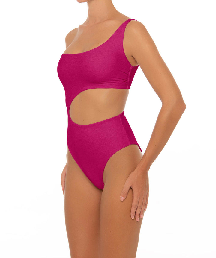 BSWS-S34 Asymmetrical Side Cutout One Piece