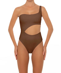 BSWS-S34 Asymmetrical Side Cutout One Piece