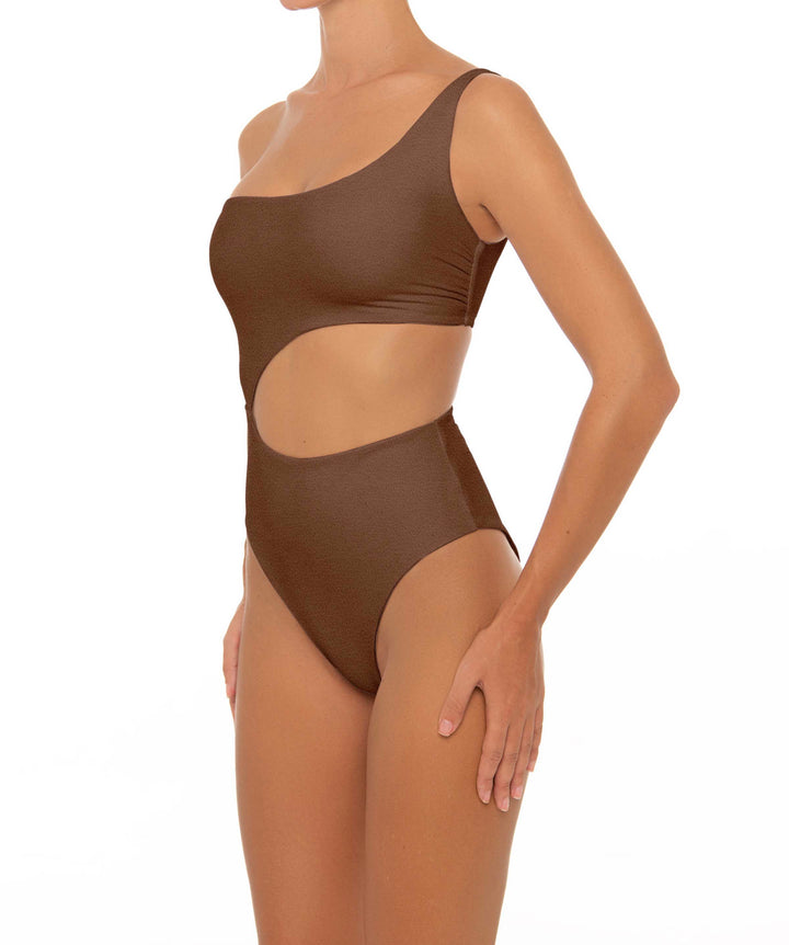 BSWS-S34 Asymmetrical Side Cutout One Piece
