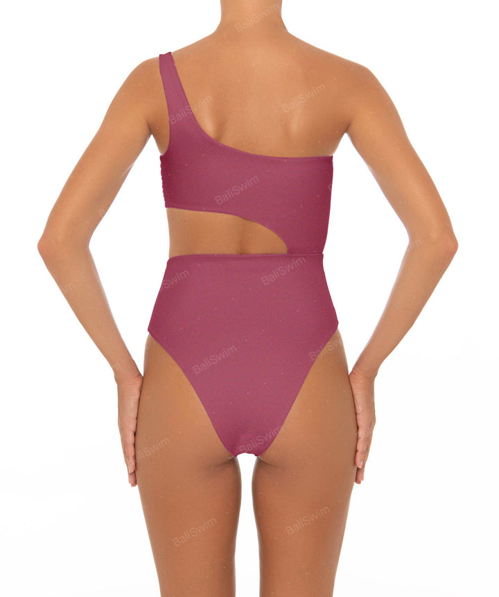 BSWS-S34 Asymmetrical Side Cutout One Piece