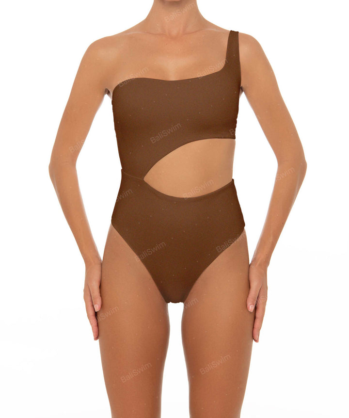 BSWS-S34 Asymmetrical Side Cutout One Piece