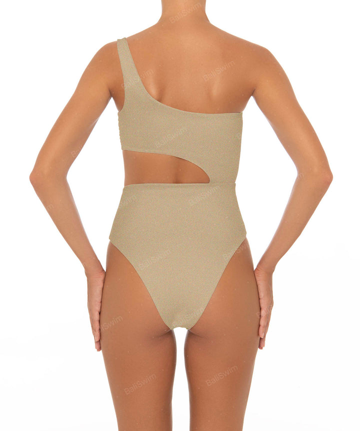 BSWS-S34 Asymmetrical Side Cutout One Piece
