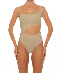 BSWS-S34 Asymmetrical Side Cutout One Piece