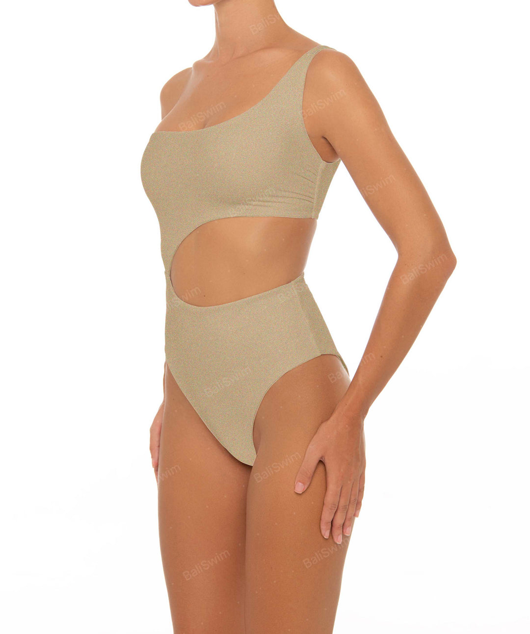 BSWS-S34 Asymmetrical Side Cutout One Piece
