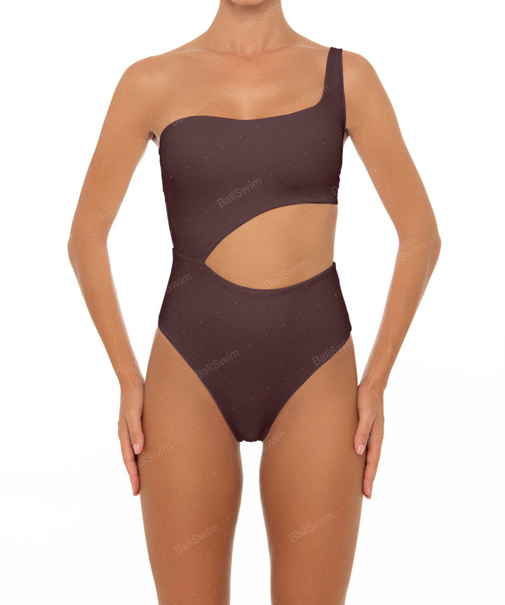 BSWS-S34 Asymmetrical Side Cutout One Piece