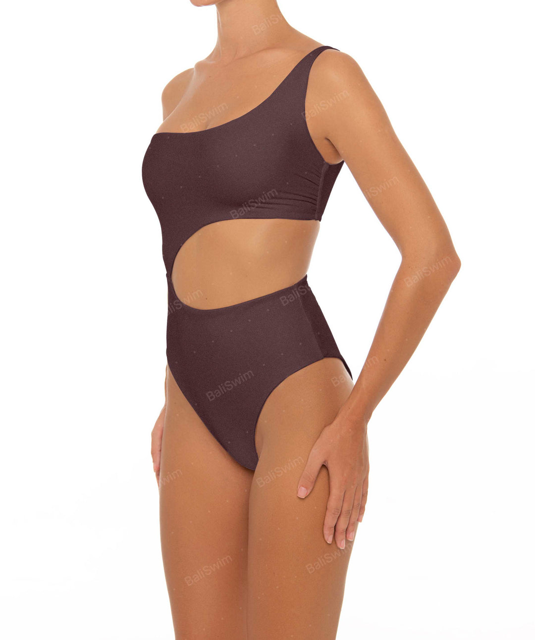 BSWS-S34 Asymmetrical Side Cutout One Piece