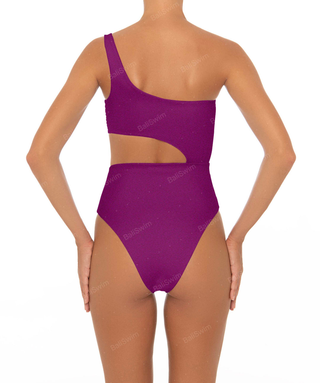 BSWS-S34 Asymmetrical Side Cutout One Piece