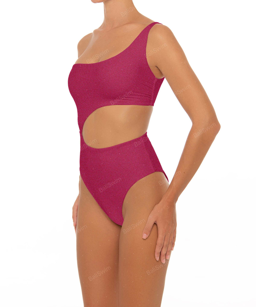 BSWS-S34 Asymmetrical Side Cutout One Piece