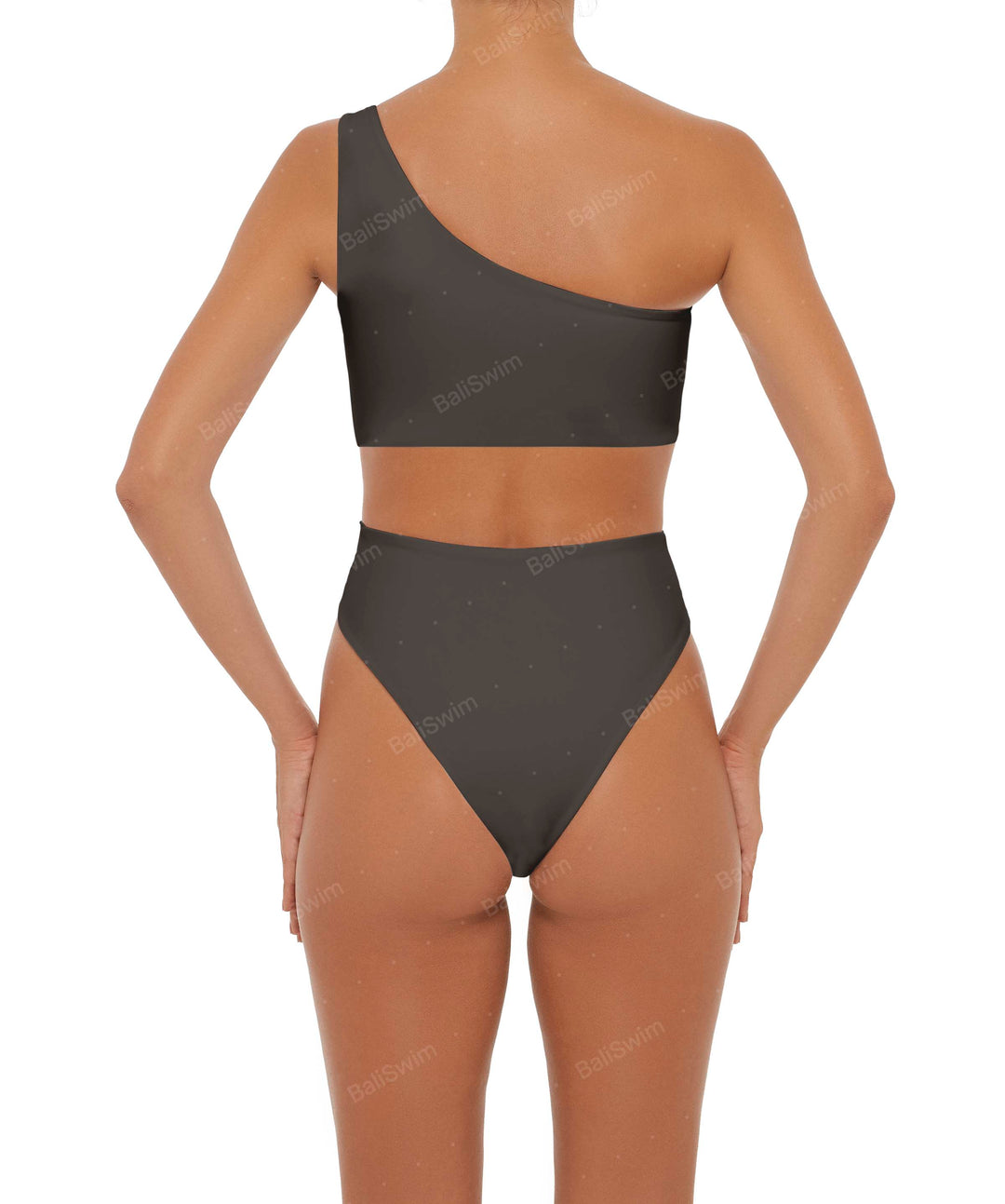 BSWS-S37 Asymmetrical Wrap One Piece