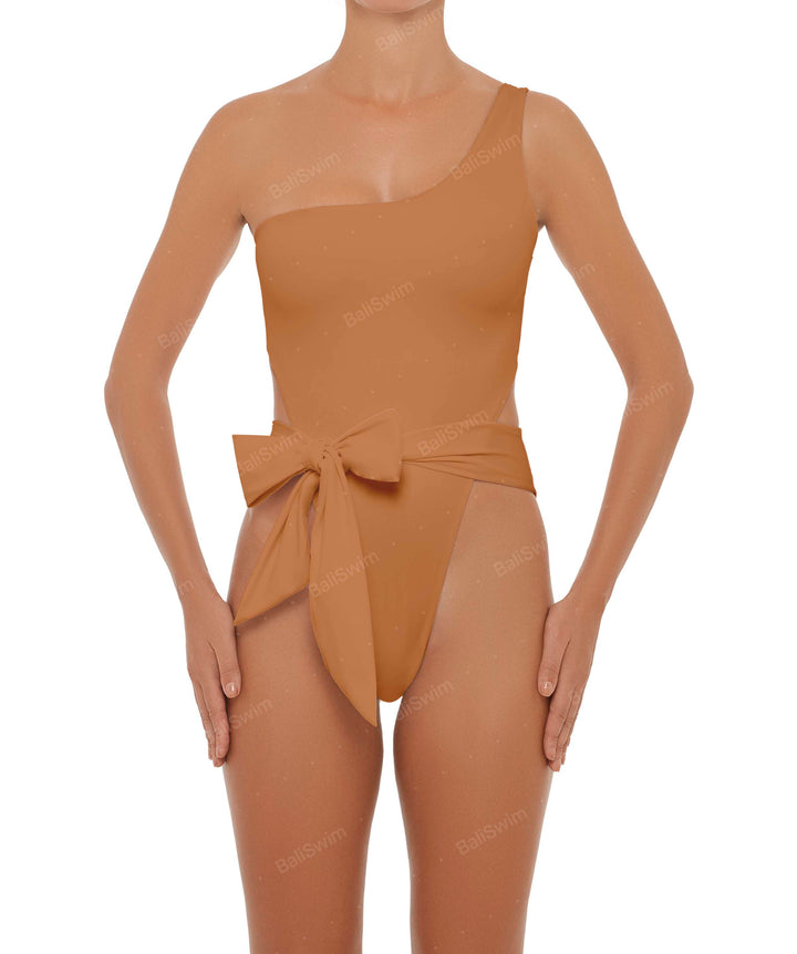 BSWS-S37 Asymmetrical Wrap One Piece
