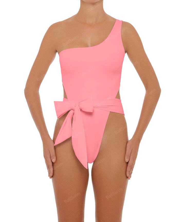 BSWS-S37 Asymmetrical Wrap One Piece