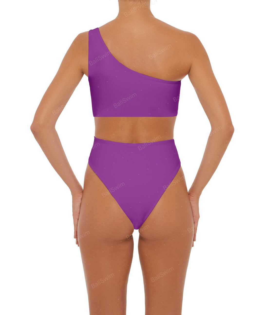 BSWS-S37 Asymmetrical Wrap One Piece