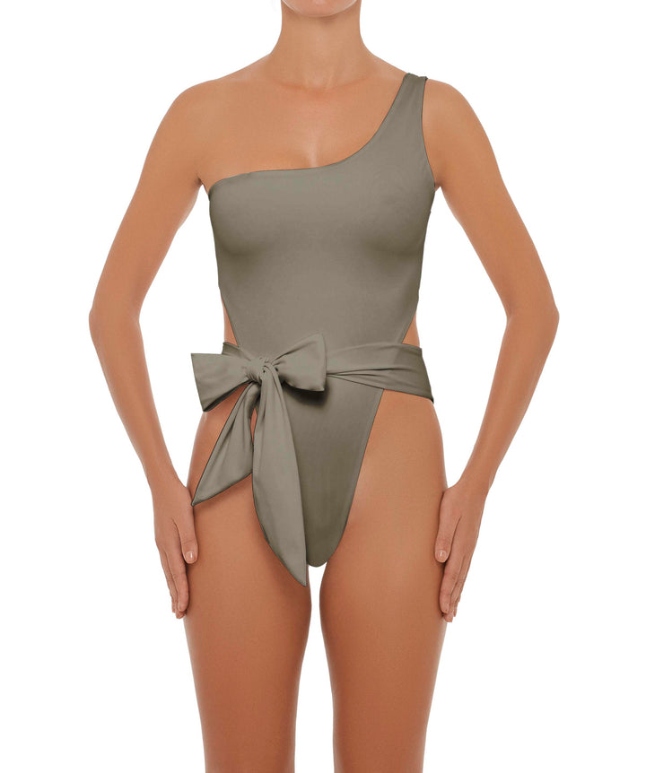 BSWS-S37 Asymmetrical Wrap One Piece