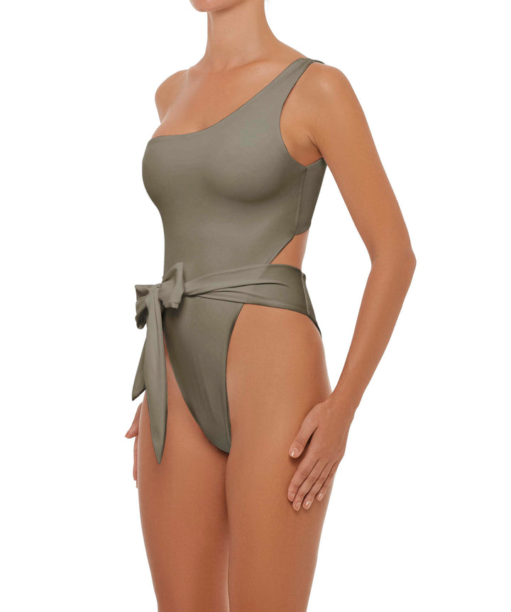 BSWS-S37 Asymmetrical Wrap One Piece
