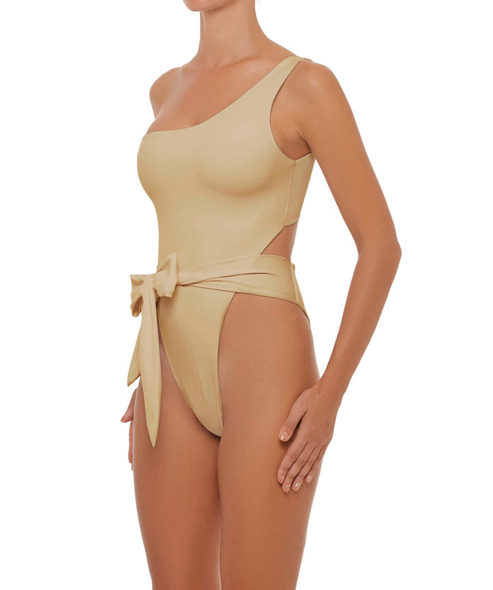 BSWS-S37 Asymmetrical Wrap One Piece