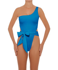 BSWS-S37 Asymmetrical Wrap One Piece