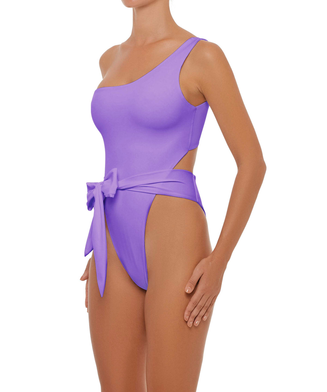BSWS-S37 Asymmetrical Wrap One Piece