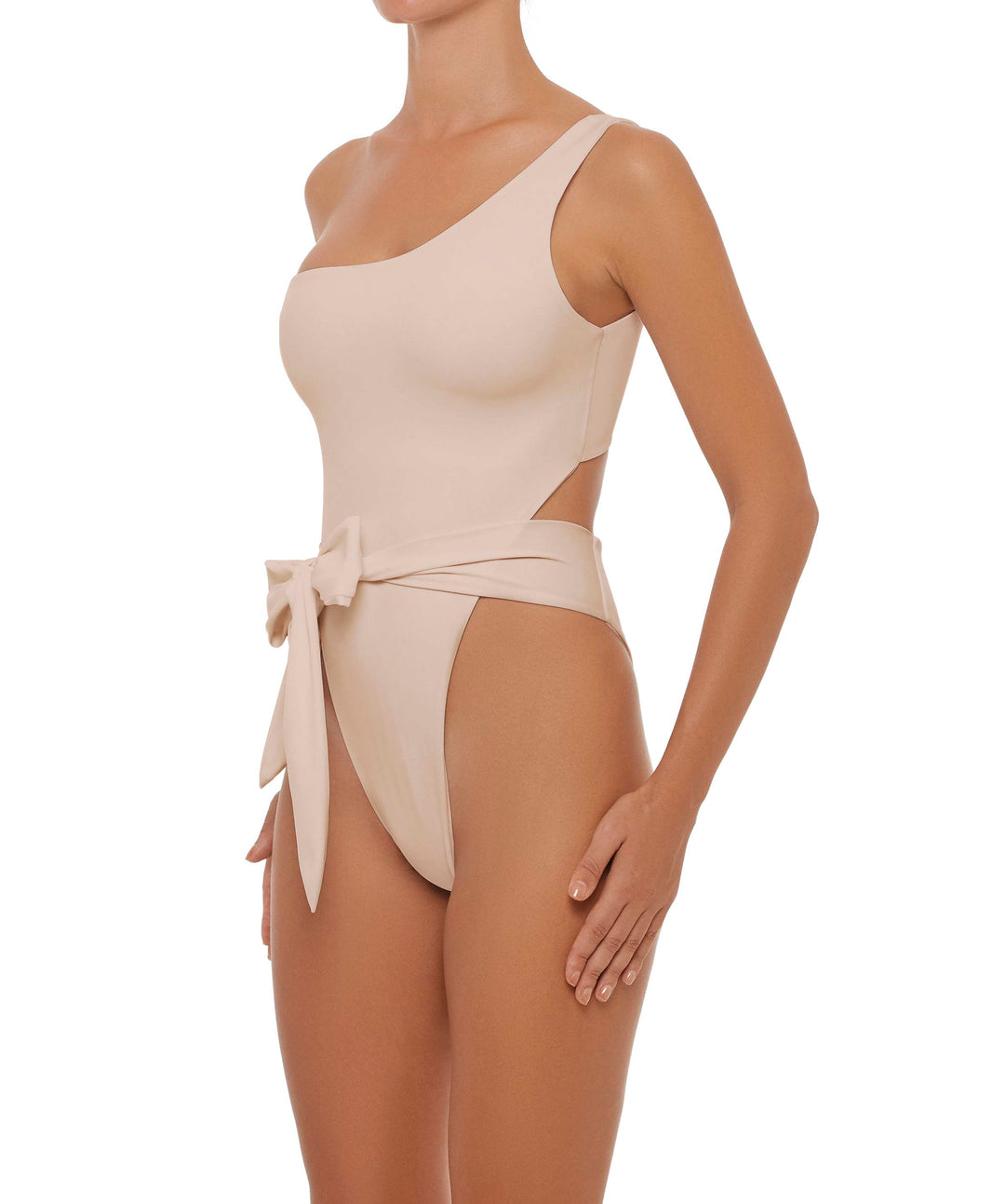 BSWS-S37 Asymmetrical Wrap One Piece