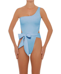 BSWS-S37 Asymmetrical Wrap One Piece