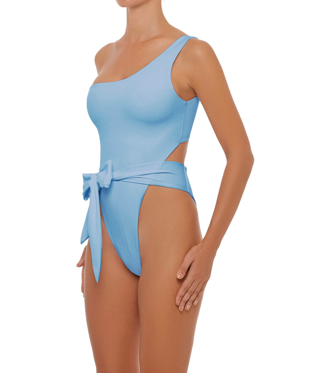 BSWS-S37 Asymmetrical Wrap One Piece