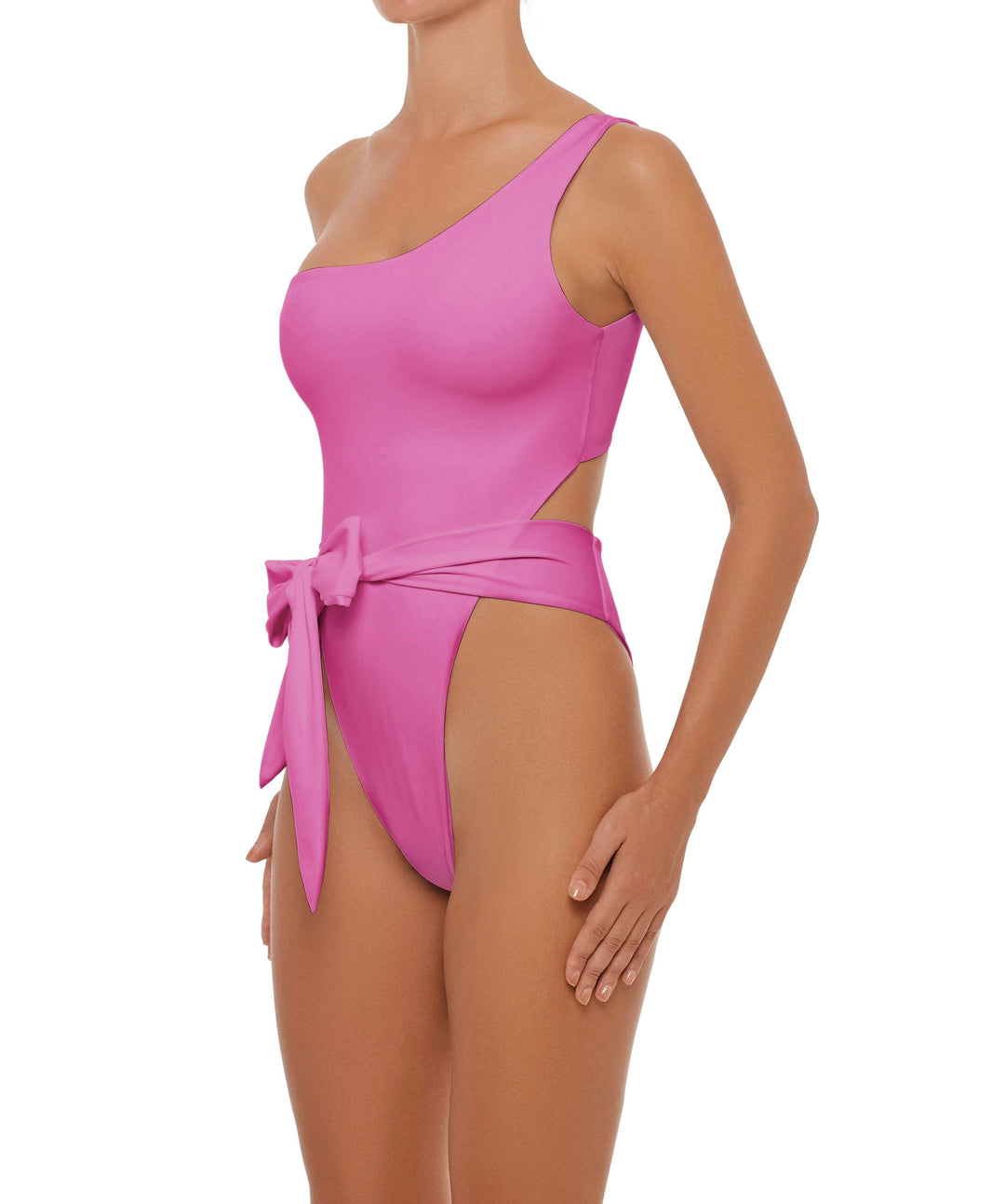 BSWS-S37 Asymmetrical Wrap One Piece