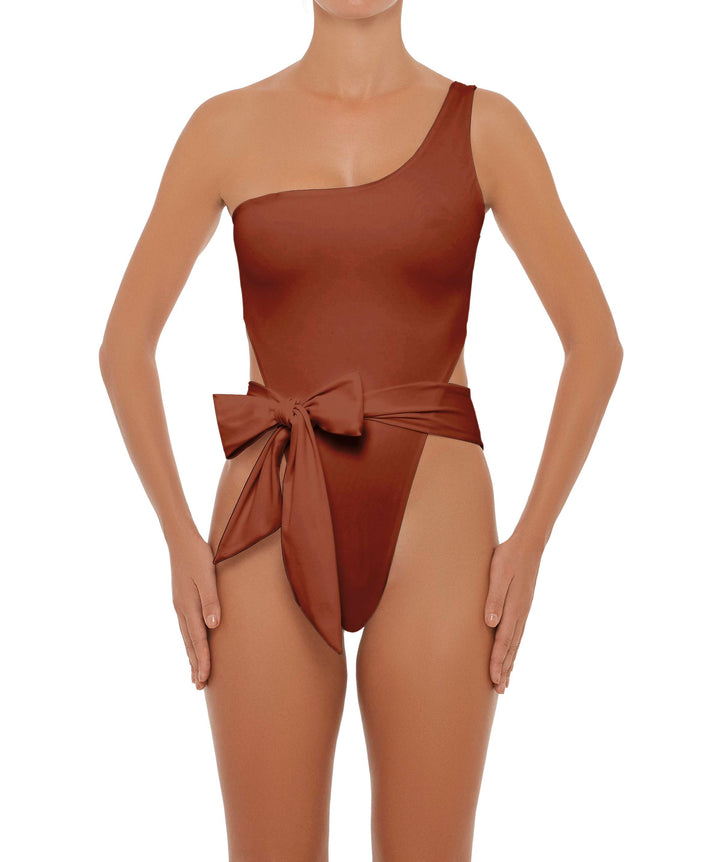BSWS-S37 Asymmetrical Wrap One Piece