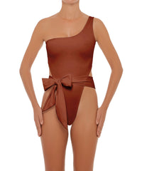 BSWS-S37 Asymmetrical Wrap One Piece