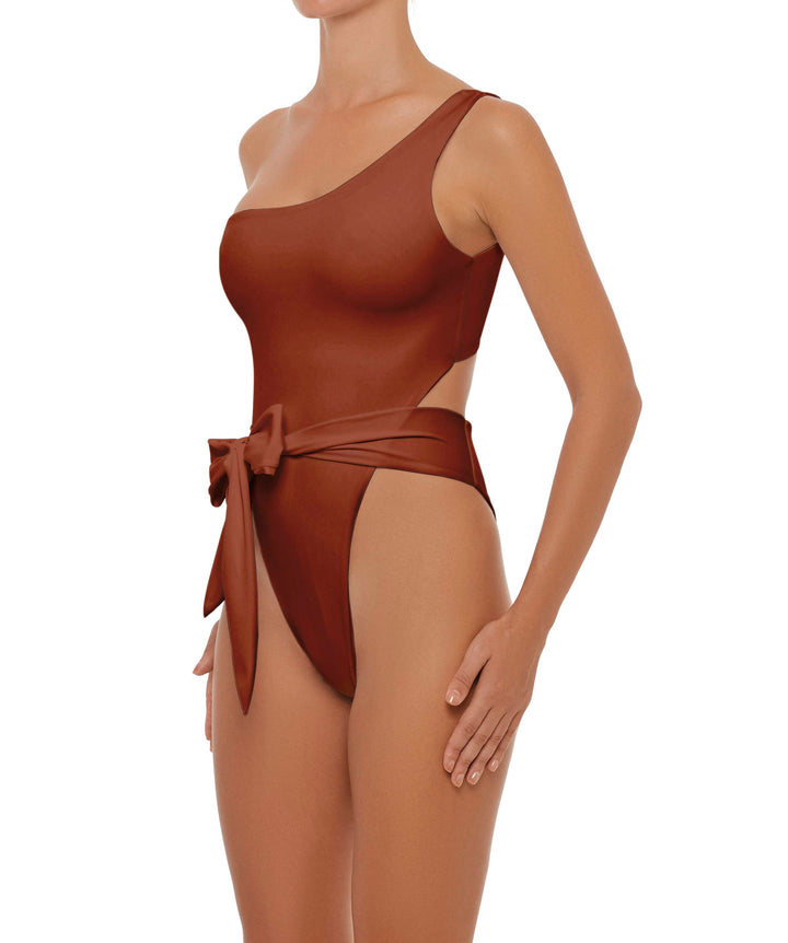 BSWS-S37 Asymmetrical Wrap One Piece