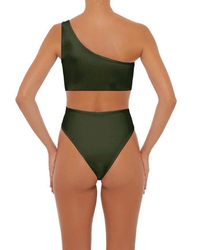 BSWS-S37 Asymmetrical Wrap One Piece