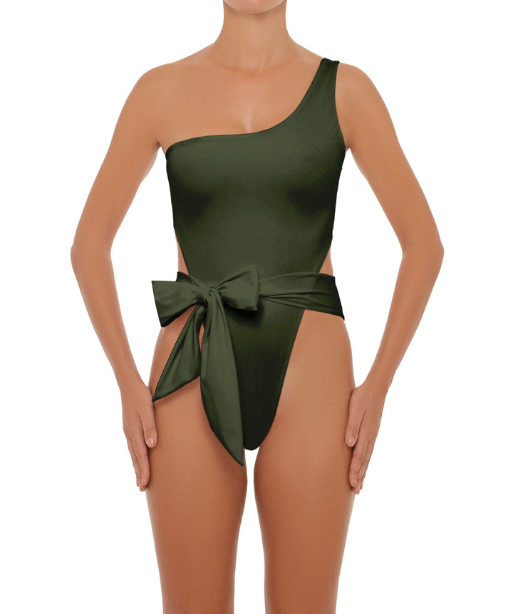 BSWS-S37 Asymmetrical Wrap One Piece