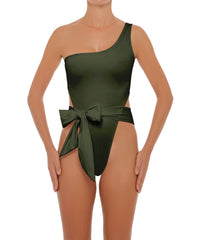 BSWS-S37 Asymmetrical Wrap One Piece