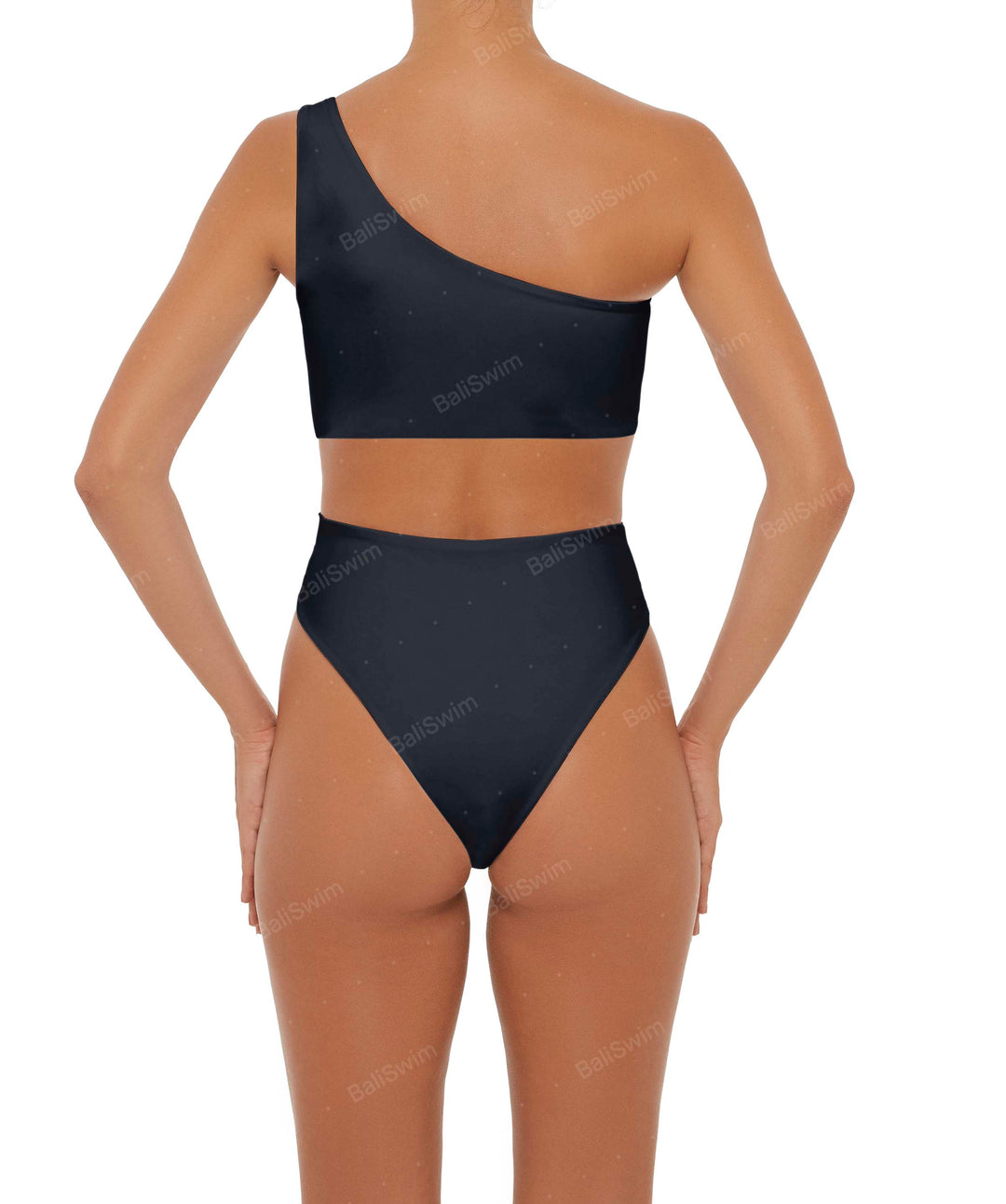 BSWS-S37 Asymmetrical Wrap One Piece