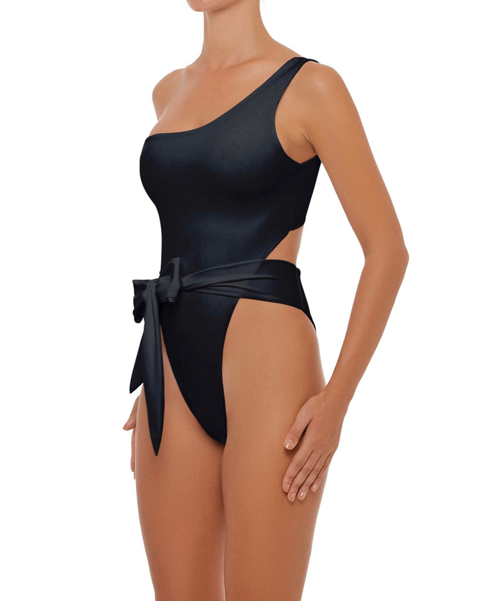 BSWS-S37 Asymmetrical Wrap One Piece