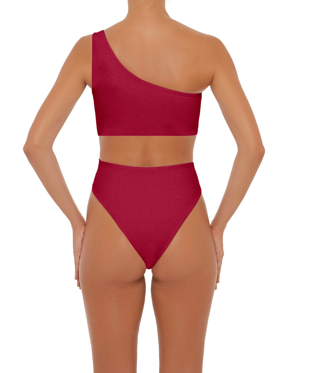 BSWS-S37 Asymmetrical Wrap One Piece