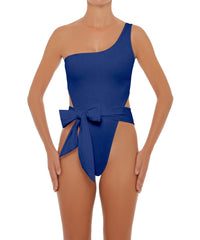 BSWS-S37 Asymmetrical Wrap One Piece