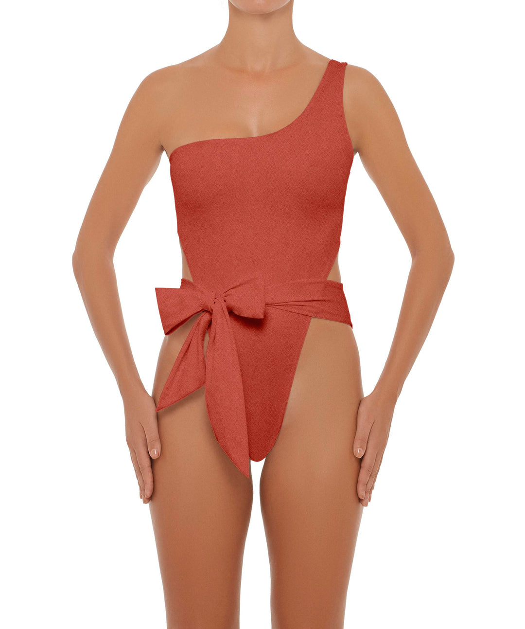 BSWS-S37 Asymmetrical Wrap One Piece