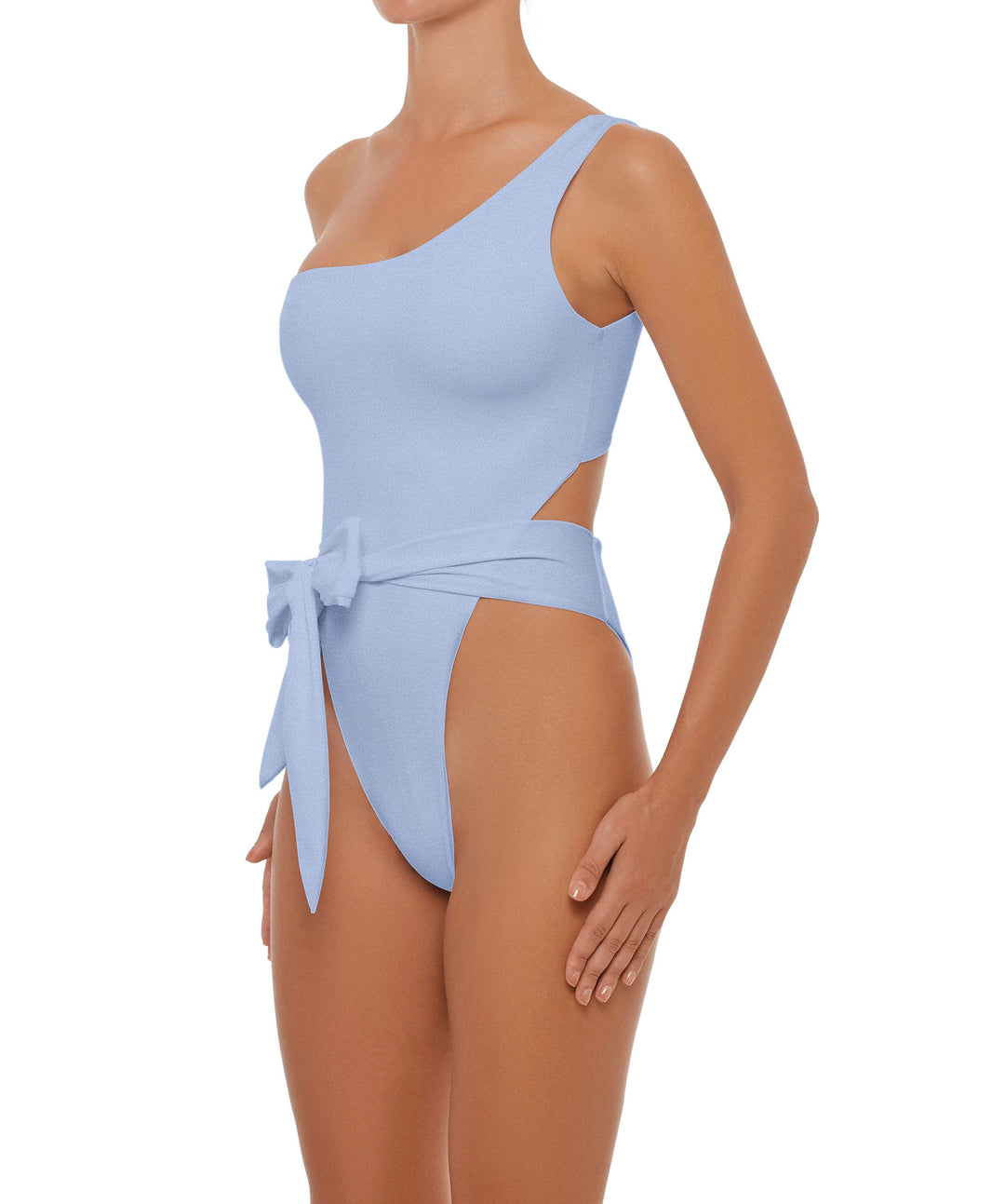 BSWS-S37 Asymmetrical Wrap One Piece