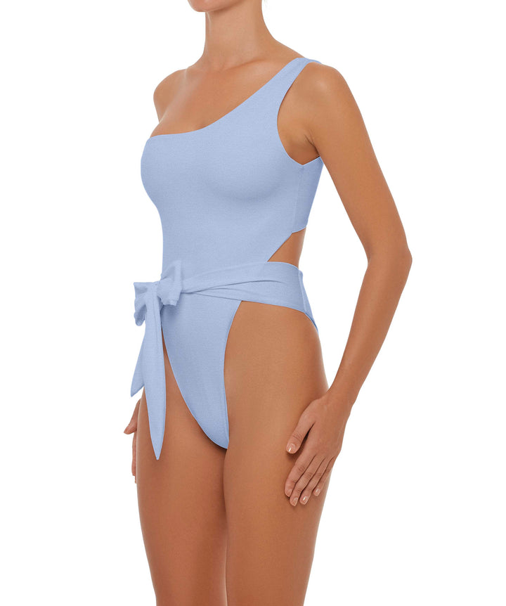 BSWS-S37 Asymmetrical Wrap One Piece