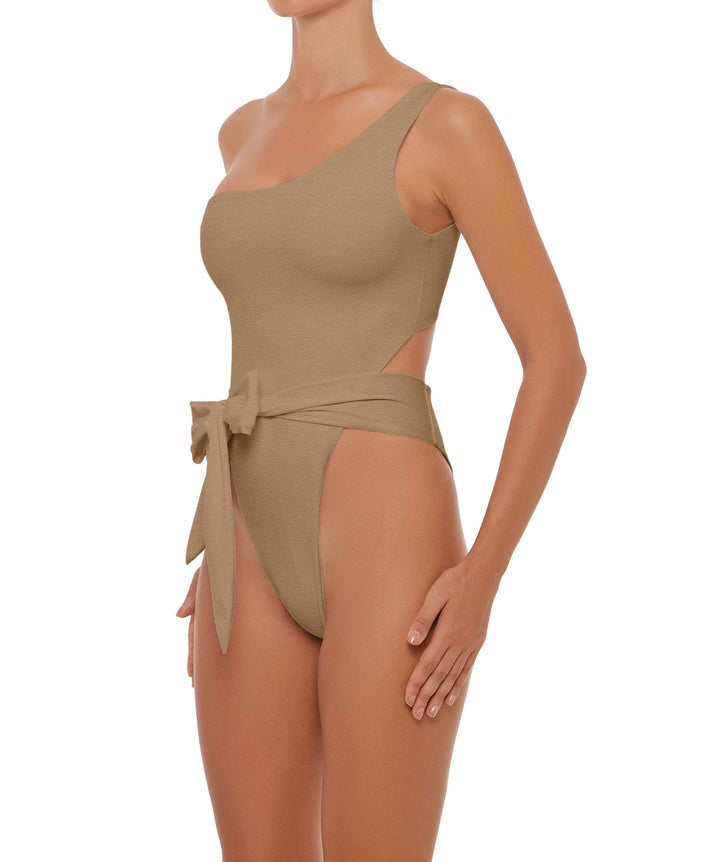 BSWS-S37 Asymmetrical Wrap One Piece