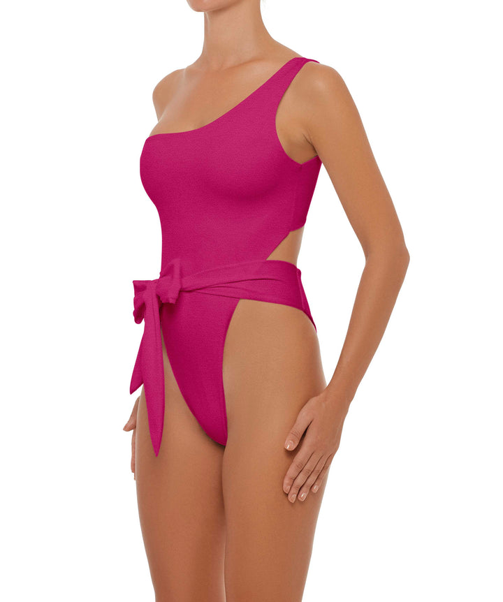 BSWS-S37 Asymmetrical Wrap One Piece