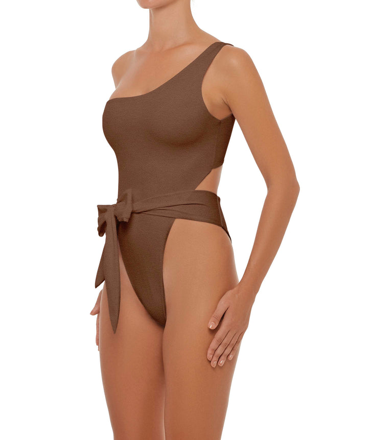 BSWS-S37 Asymmetrical Wrap One Piece