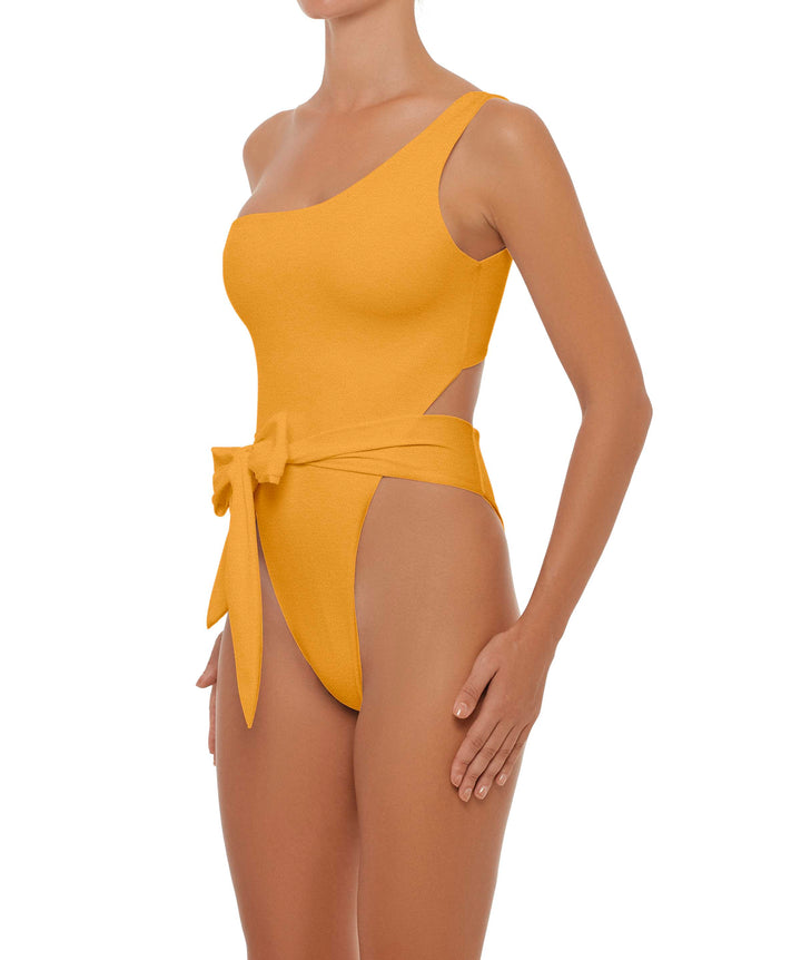 BSWS-S37 Asymmetrical Wrap One Piece
