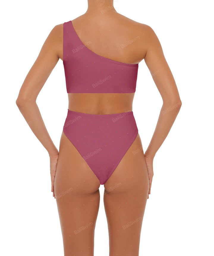 BSWS-S37 Asymmetrical Wrap One Piece