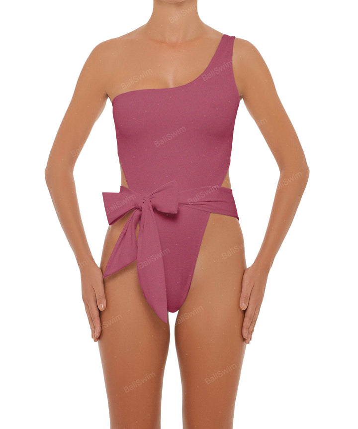 BSWS-S37 Asymmetrical Wrap One Piece