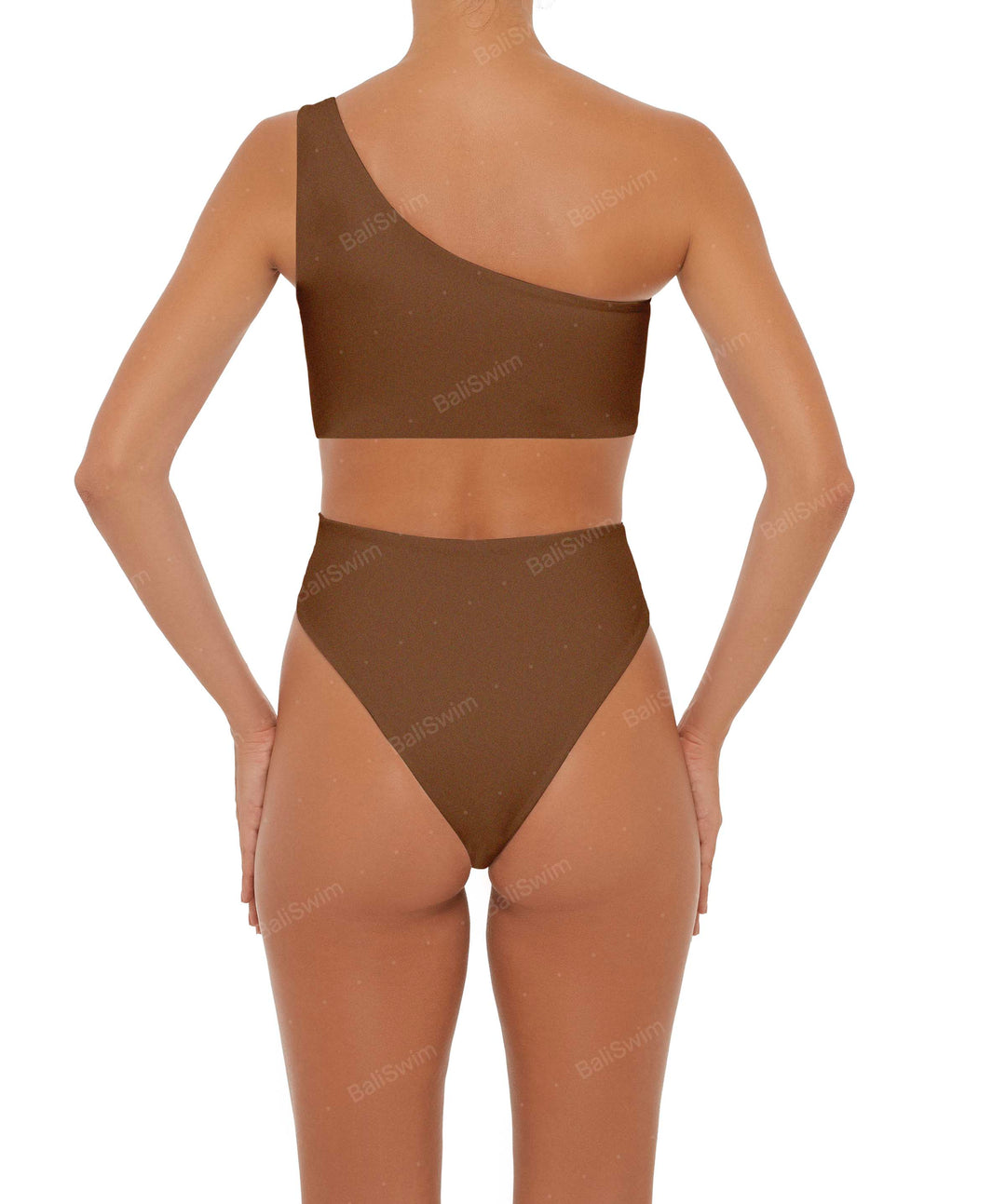 BSWS-S37 Asymmetrical Wrap One Piece