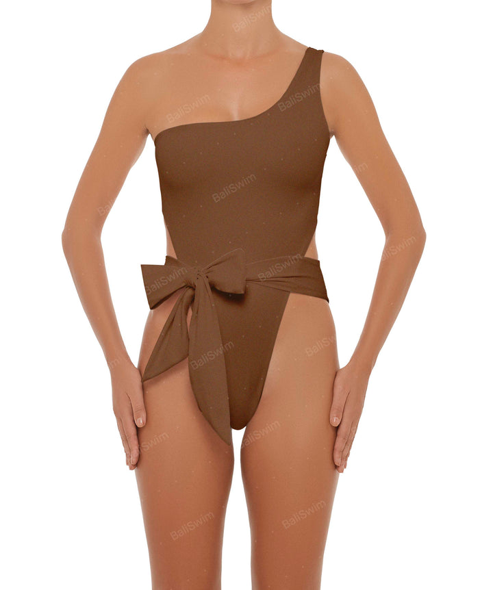 BSWS-S37 Asymmetrical Wrap One Piece
