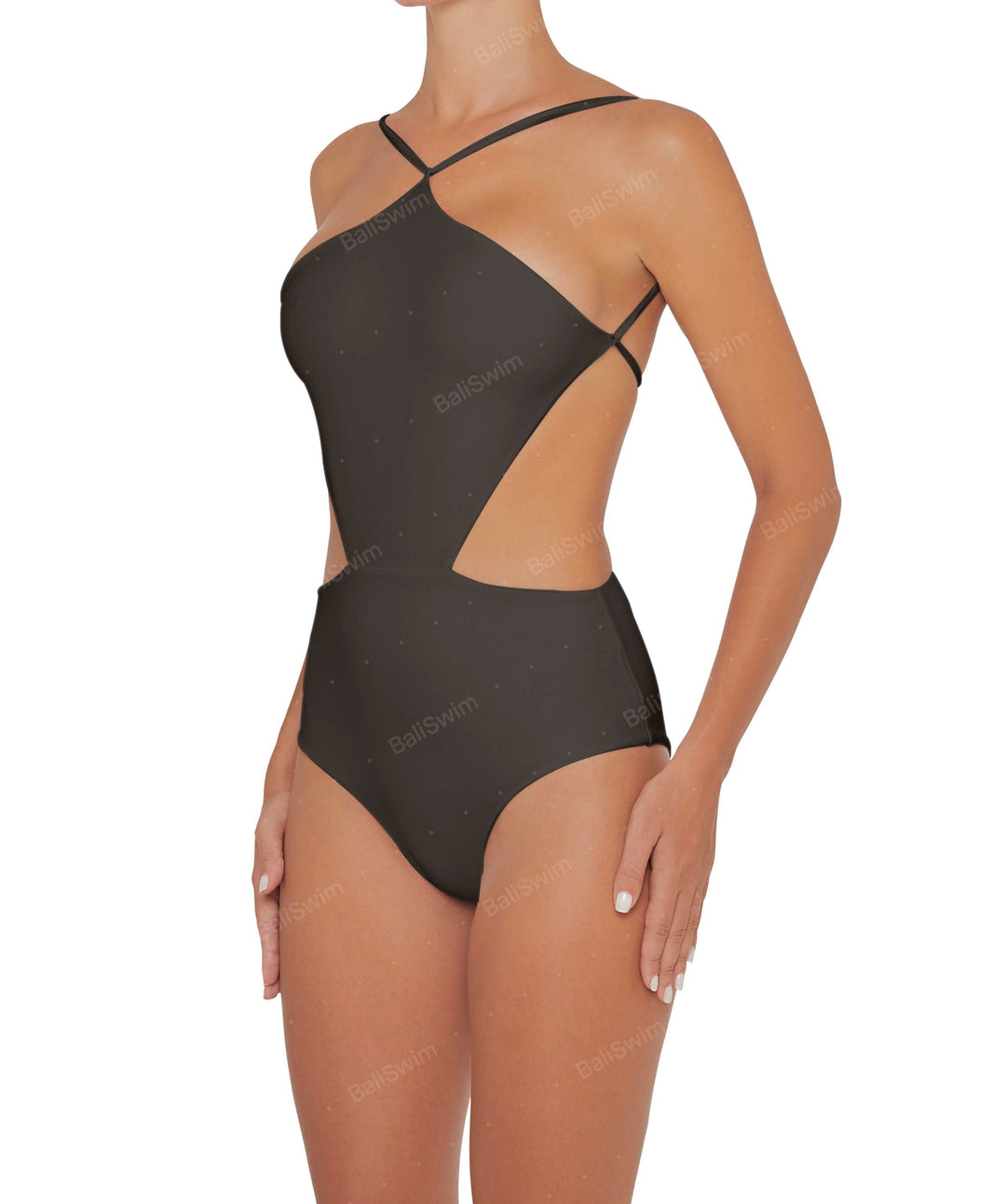 BSWS-S45 High Neck Side Cutout One Piece