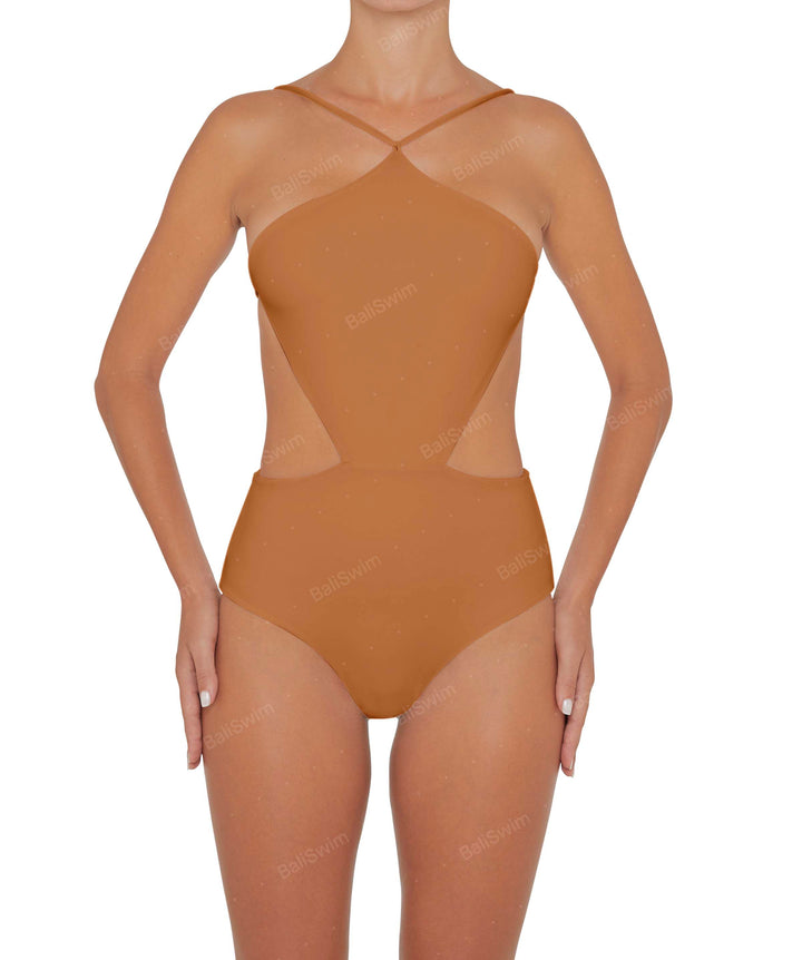 BSWS-S45 High Neck Side Cutout One Piece
