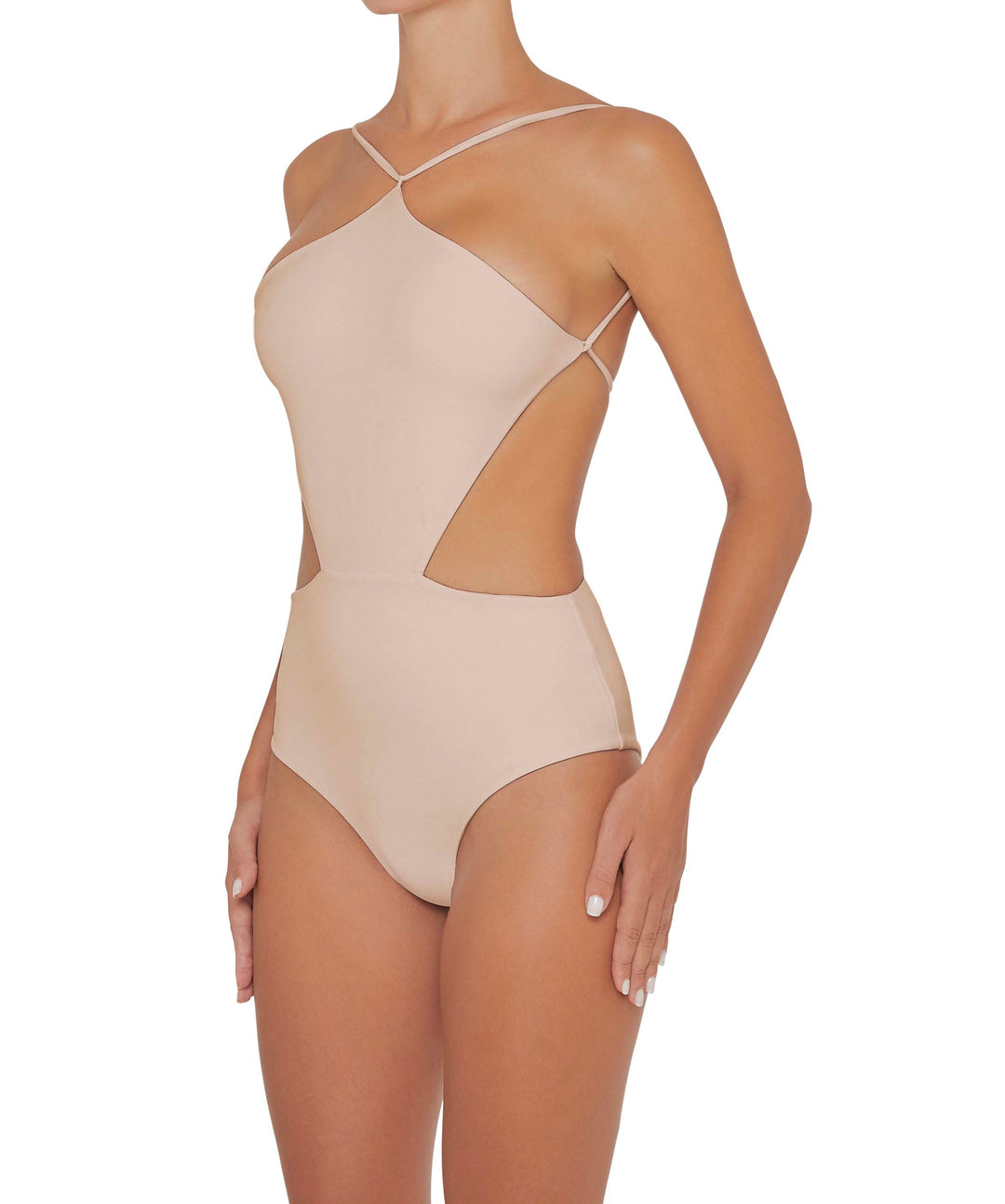 BSWS-S45 High Neck Side Cutout One Piece