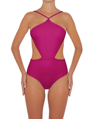 BSWS-S45 High Neck Side Cutout One Piece